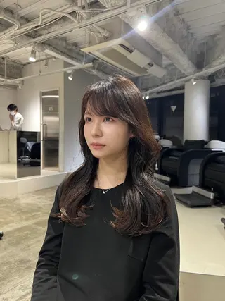 ロング 店長/レイヤーカット /大東悠生のヘアスタイル