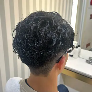 ショート パーマ ヘアアレンジ メンズ NYNY 🌺Ruiのヘアスタイル