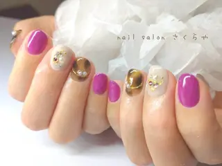 ネイル さくらや❤ パラジェル使用のネイルデザイン