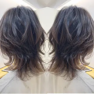 ミディアム H所属・H (エイチ) 烏丸御池店のヘアスタイル