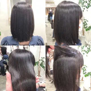 ミディアム 菊地 聖のヘアスタイル