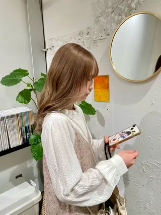 セミロング yearn所属・naho✂︎bob/ layerのヘアスタイル