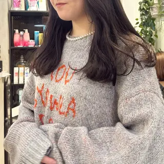 ミディアム カラー じゅわっと暖色カラー 🍊Moemiのヘアスタイル