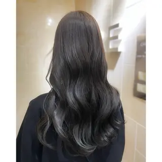 ロング カラー CARE所属・🩷珠梨【韓国ヘア】 【顔周りカット】のヘアスタイル