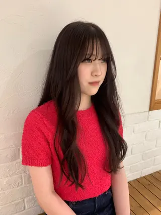 ロング カラー Lily hair design所属・🩰淡色カラー/ 南ゆかり(女性のみ)のヘアスタイル