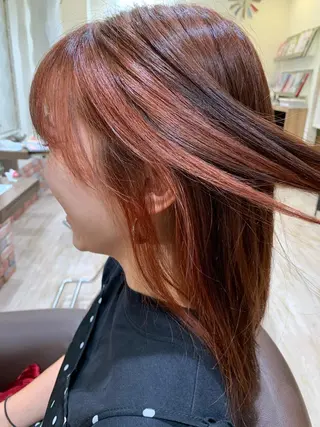 ミディアム カラー 髪質改善&Spa fee南越谷2号店所属・髪質改善/南越谷/ 山岸彩夏のヘアスタイル