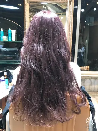 ロング カラー パーマ ヘアアレンジ メンズ キッズ ネイル マツエク・マツパ サロンドミルク 原宿のヘアスタイル