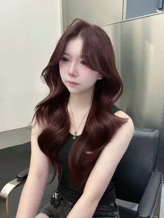 ロング カラー MAEUL NAGOYA所属・⛓ワンホンレイヤー 🥀🖤/あいりのヘアスタイル