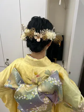 ヘアアレンジ アレンジ/ブラウン カラー HARU🕯のヘアスタイル