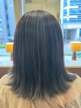 ミディアム 佐藤 涼太のヘアスタイル