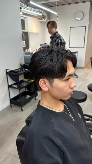 パーマ メンズ 律喜/パーマ /メンズ/フェードのヘアスタイル