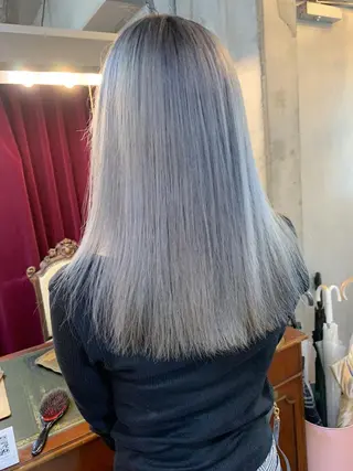 セミロング 佐藤 純生のヘアスタイル