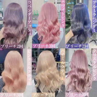 ロング カラー ヘアアレンジ メンズ キッズ マツエク・マツパ SALOWIN所属・ハイトーン美容師 MASATOのヘアスタイル