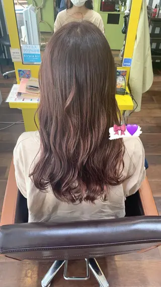 ロング カラー 工藤 彩花のヘアスタイル