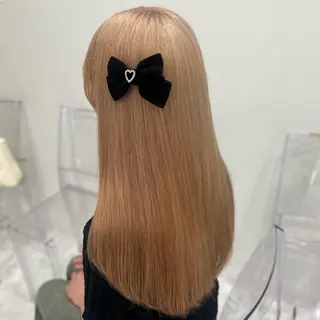 ミディアム カラー 🎀🧁ダメージレス 艶髪カラー🧁🎀のヘアスタイル