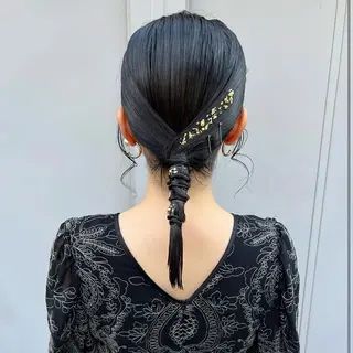 ヘアアレンジ arisa/暖色 /伏見/レイヤーのヘアスタイル