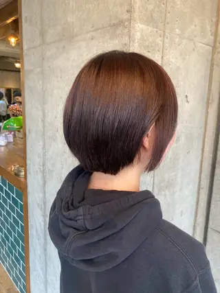 ショート カラー 横浜美容室／暖色系 michika🌹のヘアスタイル