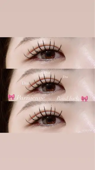 マツエク・マツパ 🍒束間まつ毛ෆ sasara🍒のマツエク・マツパデザイン