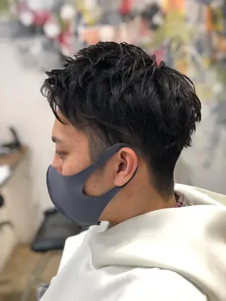 ショート メンズ メンズ特化/パーマ /フェード/洋輔のヘアスタイル