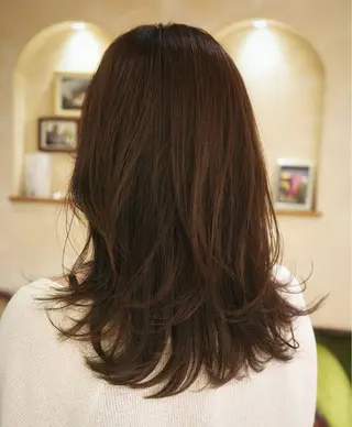 カラー トーンアップ 、 ダウン🧡青山紗弥華のヘアスタイル