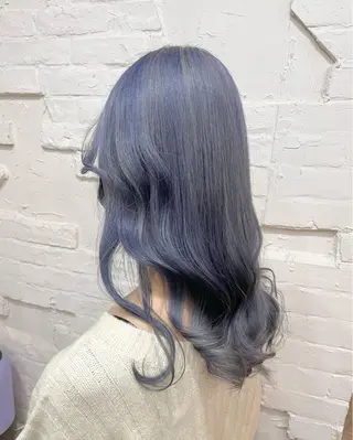 ロング カラー ヘアアレンジ 【ピンク/韓国ヘア/ ヘアセット】亜海のヘアスタイル