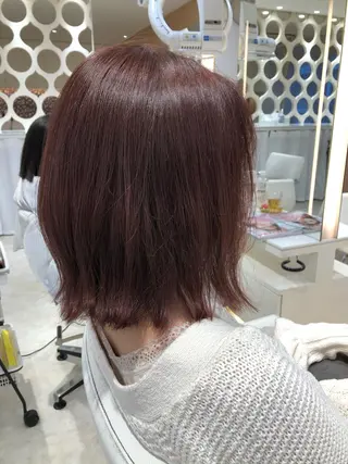 ミディアム カラー レイヤー×髪質改善✨ 渋谷/佐藤侑哉のヘアスタイル