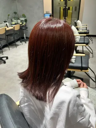 ミディアム カラー chihiro 🕊️‎🤍のヘアスタイル