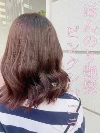 ミディアム カラー ヘアアレンジ Avalon所属・Hiroshi ヒロシのヘアスタイル
