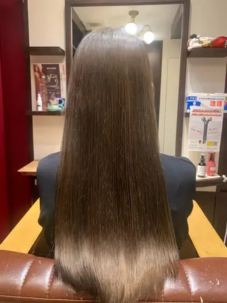 ロング パーマ 【くせ毛さんのお悩み 解決🍀】栗橋のヘアスタイル