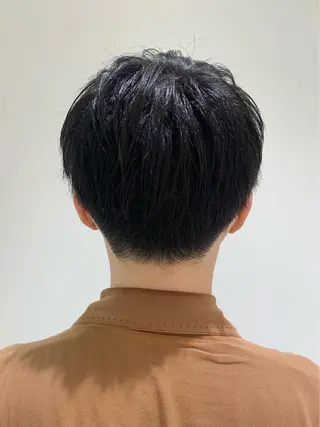 ショート メンズ 【センターパート/ マッシュ】ryokaのヘアスタイル