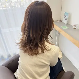 ミディアム 北九州美容室 🕊️わかな✂︎のヘアスタイル