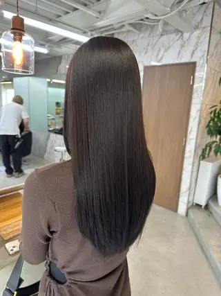 ロング カラー ハイトーン×似合わせ 🌱中川慎之介のヘアスタイル