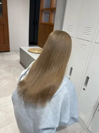 ロング カラー 岡本 太陽☀️のヘアスタイル