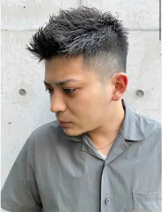 メンズ 大人メンズパーマ メンズ特化　萱原大幹のヘアスタイル