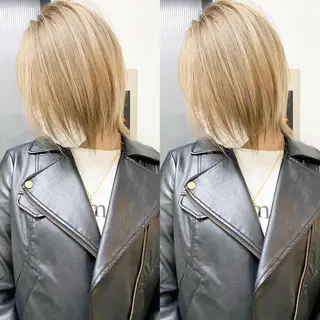 ショート カラー ⭐️横浜ブリーチ特化 美容師 堤涼⭐️のヘアスタイル