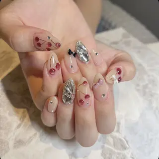 ネイル 💖長さ出し& 韓国ネイルaya💖のネイルデザイン