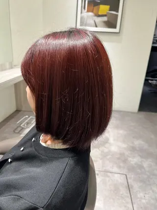 ミディアム カラー 牧野 隼大のヘアスタイル