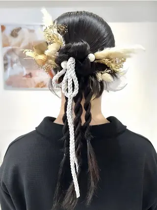 ヘアアレンジ 卒業式ヘアセット🎀 ヘアアレンジのヘアスタイル