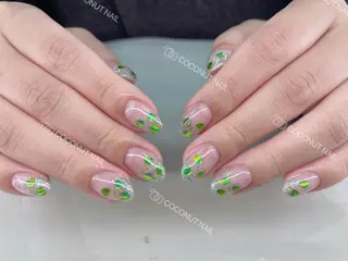 ネイル 神田 ココナッツのネイルデザイン