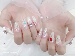 ネイル MoMoA Nail ネイル長さ出し専門店のネイルデザイン