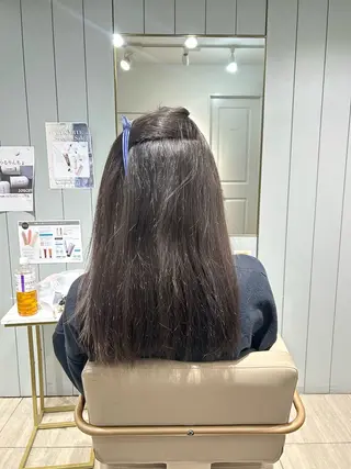 ロング カラー 小澤 一稀のヘアスタイル