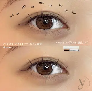 マツエク・マツパ 𝐧𝐞𝐨𝐧新宿 ❤️𝐀𝐲𝐚のマツエク・マツパデザイン