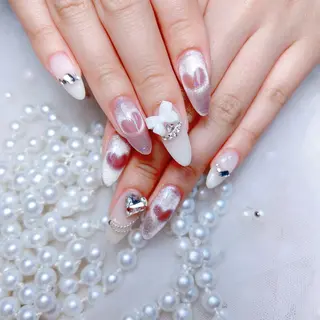 ネイル M🌷nail 長さだし専門店のネイルデザイン