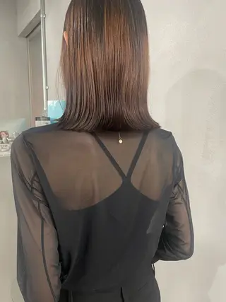 ミディアム #tag  田島 純奈のヘアスタイル