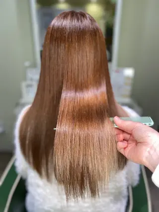 ロング カラー 栗形 龍乃介のヘアスタイル