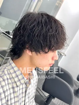 ミディアム MENS FEEL所属・メンズパーマが上手い 💇RYO❤️‍🔥のヘアスタイル