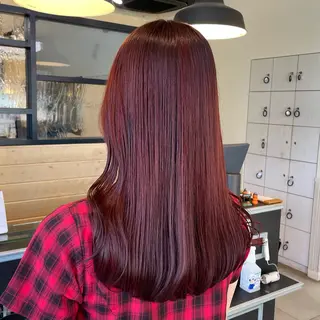 ロング カラー スナコザワ レナのヘアスタイル