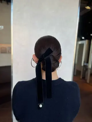 ヘアアレンジ 都築 明日香のヘアスタイル