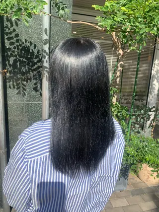 ミディアム カラー 髪質改善 ೀyuikaのヘアスタイル