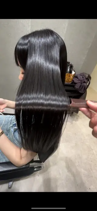 ロング カラー 髪質改善ヘアケア 艶髪特化/上田のヘアスタイル